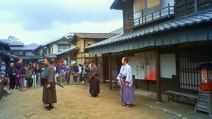 江戸の町並みや忍者ショーで時代劇の世界を体感