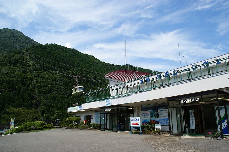 約10分の空中散歩で望む別府湾と由布岳の大パノラマ