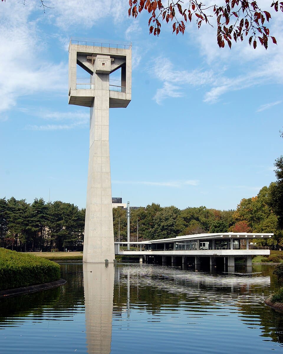 展望塔から研究学園都市を一望して締めくくり