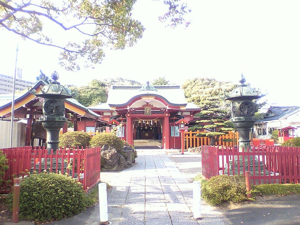 初代藩主が祀った神社で祭り本番の無事を祈願