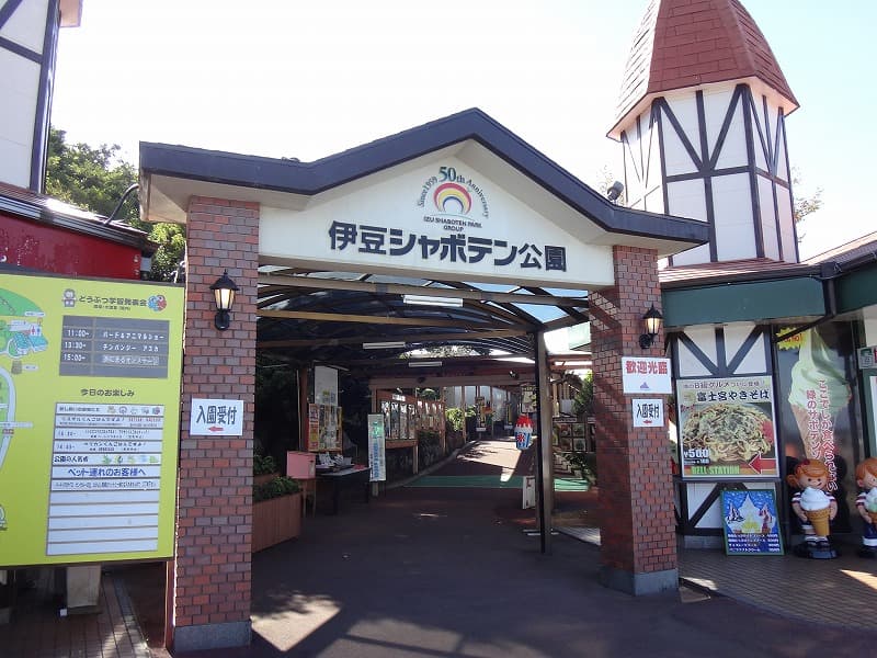 カピバラやリスザルとふれあい、園内レストランでお昼も