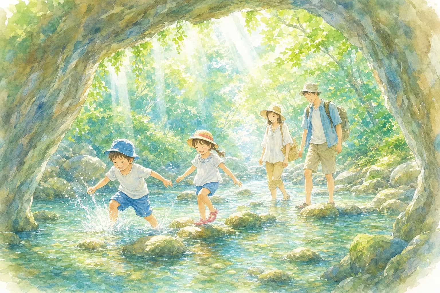 2026年 清水渓流広場(濃溝の滝・亀岩の洞窟) 1日満喫コース