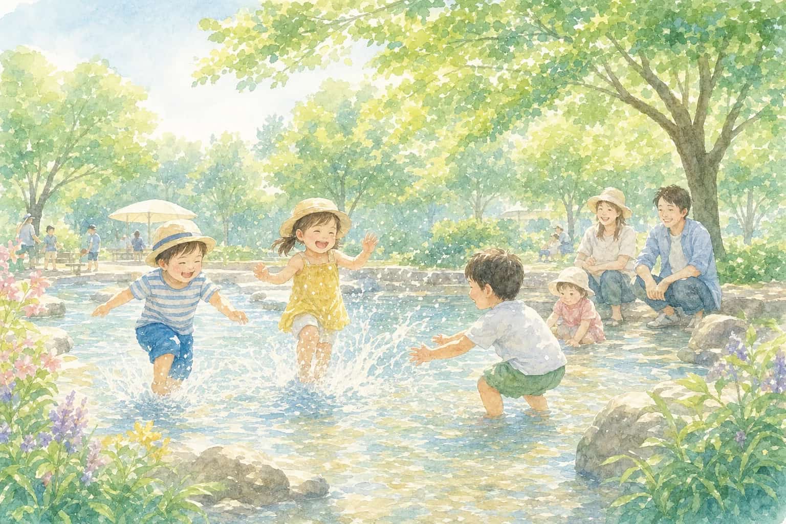 2026年 上尾丸山公園 せせらぎ(水遊び場) 1日満喫コース