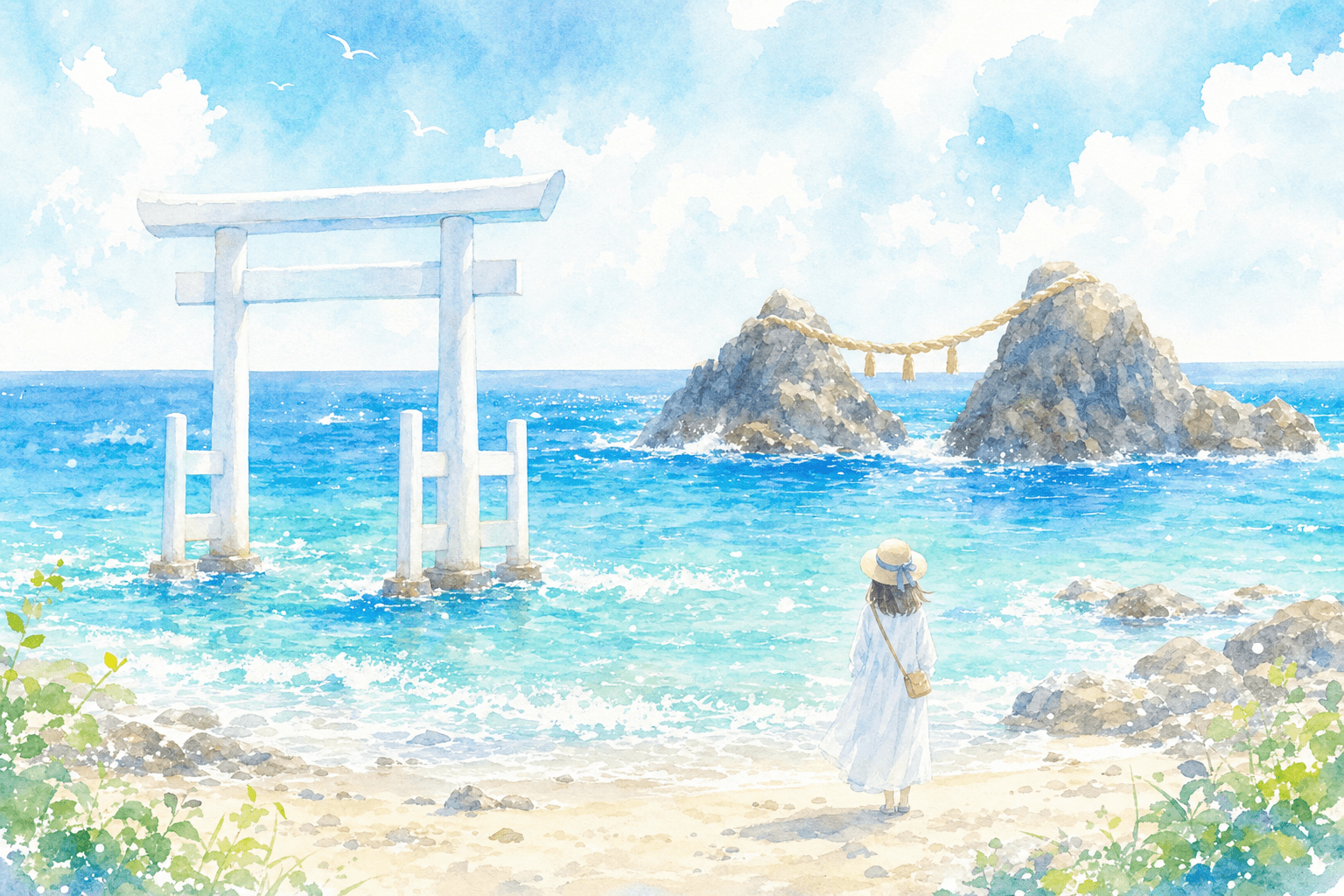 桜井二見ヶ浦 夫婦岩