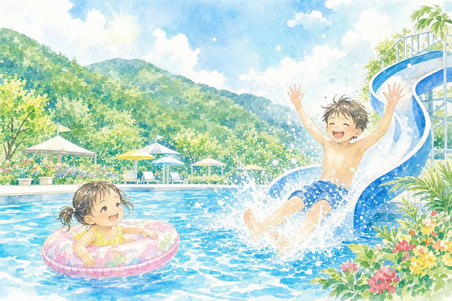 2026年 朝日ケ丘公園水泳プール 1日満喫コース