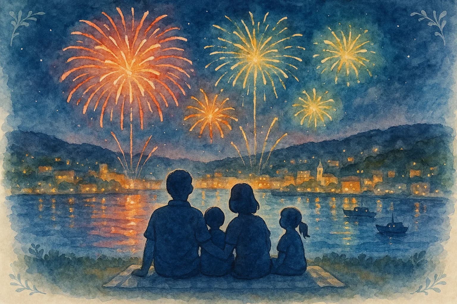 約2,000発が夜空を彩る、させぼシーサイドフェスティバルの花火観覧