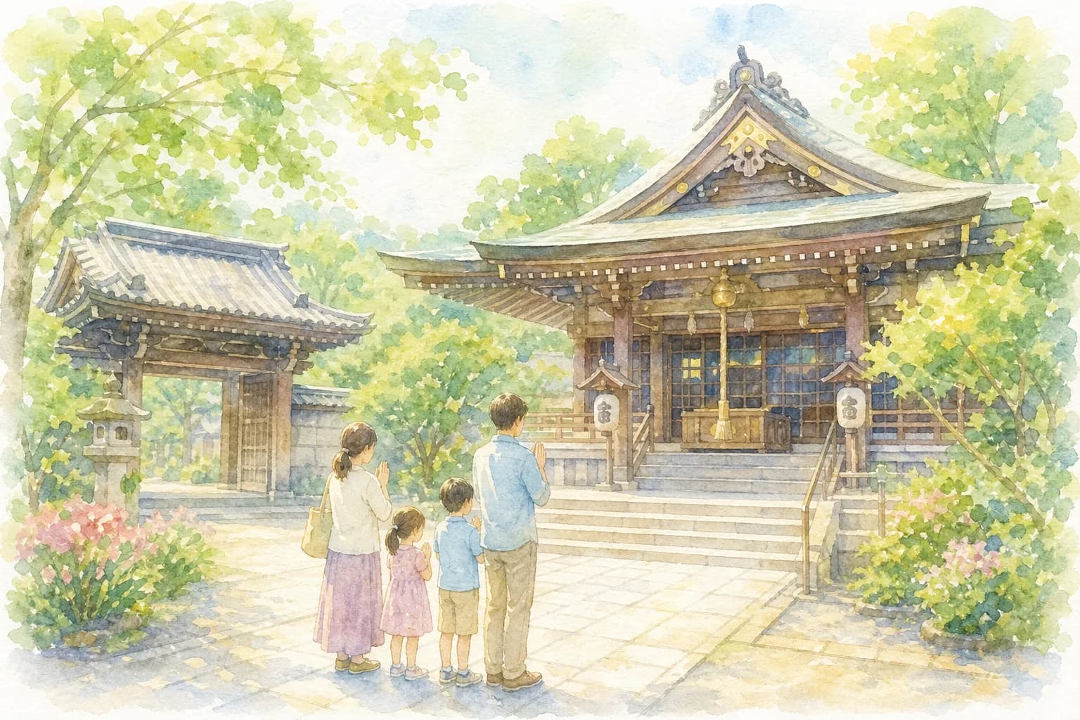 厄除けで知られる古刹で旅の安全をお参り