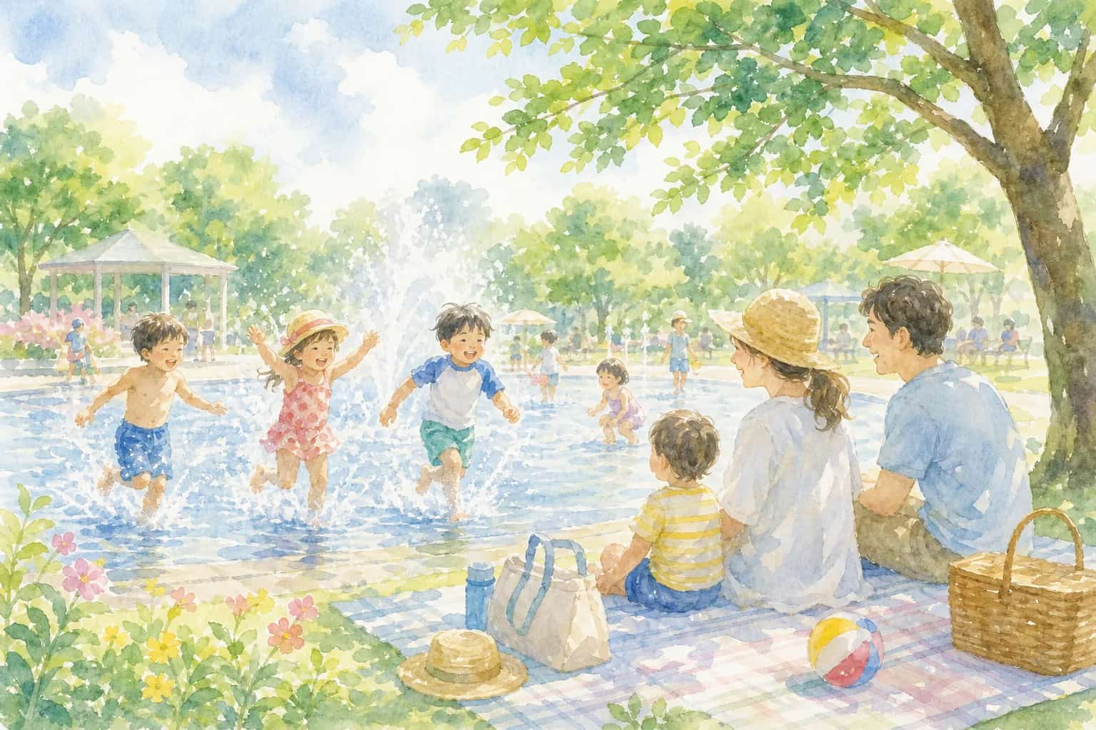 県立青葉の森公園 水の広場