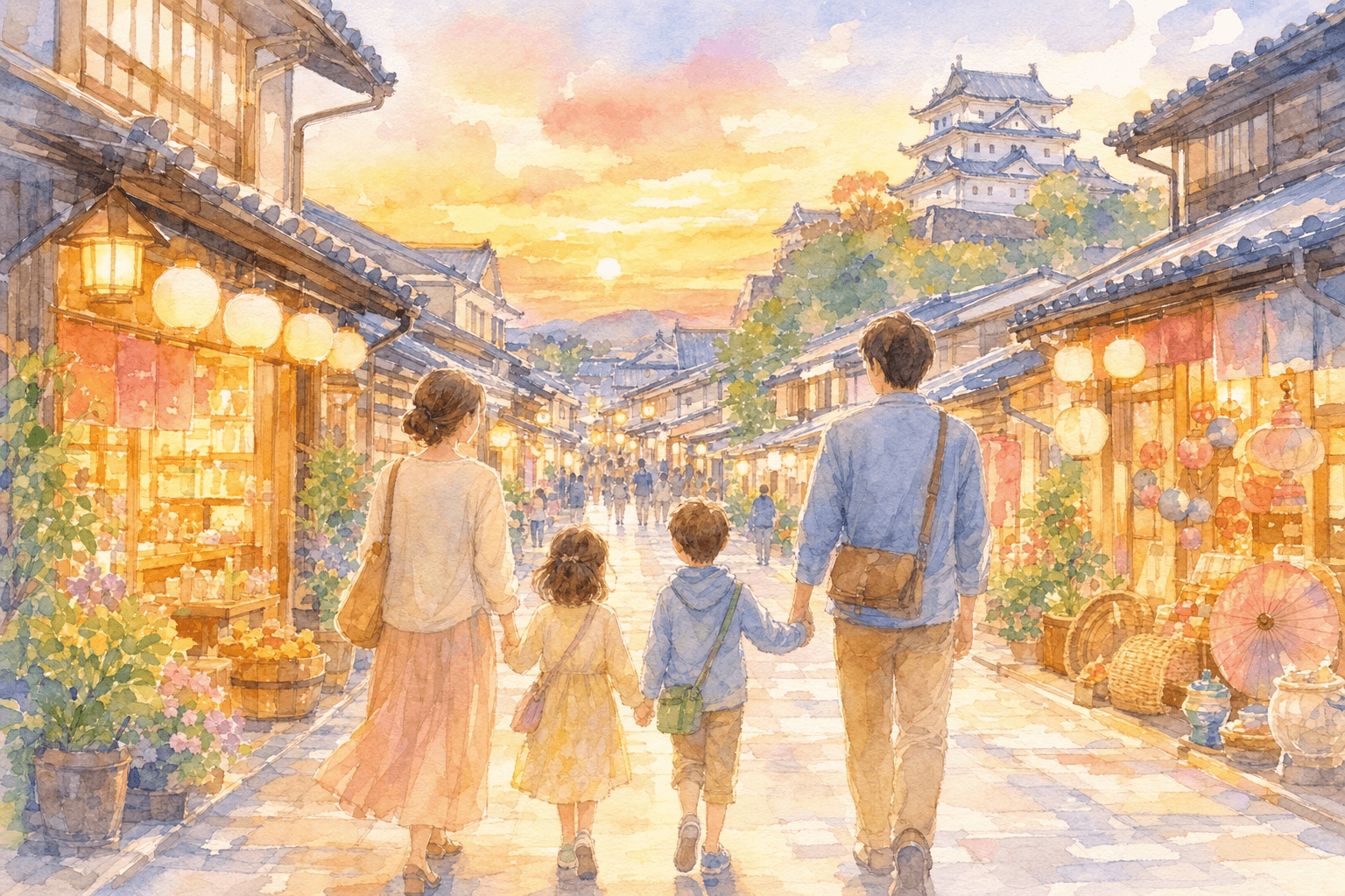 在車站前區域用晚餐・填飽肚子,花火前享受輕鬆時光