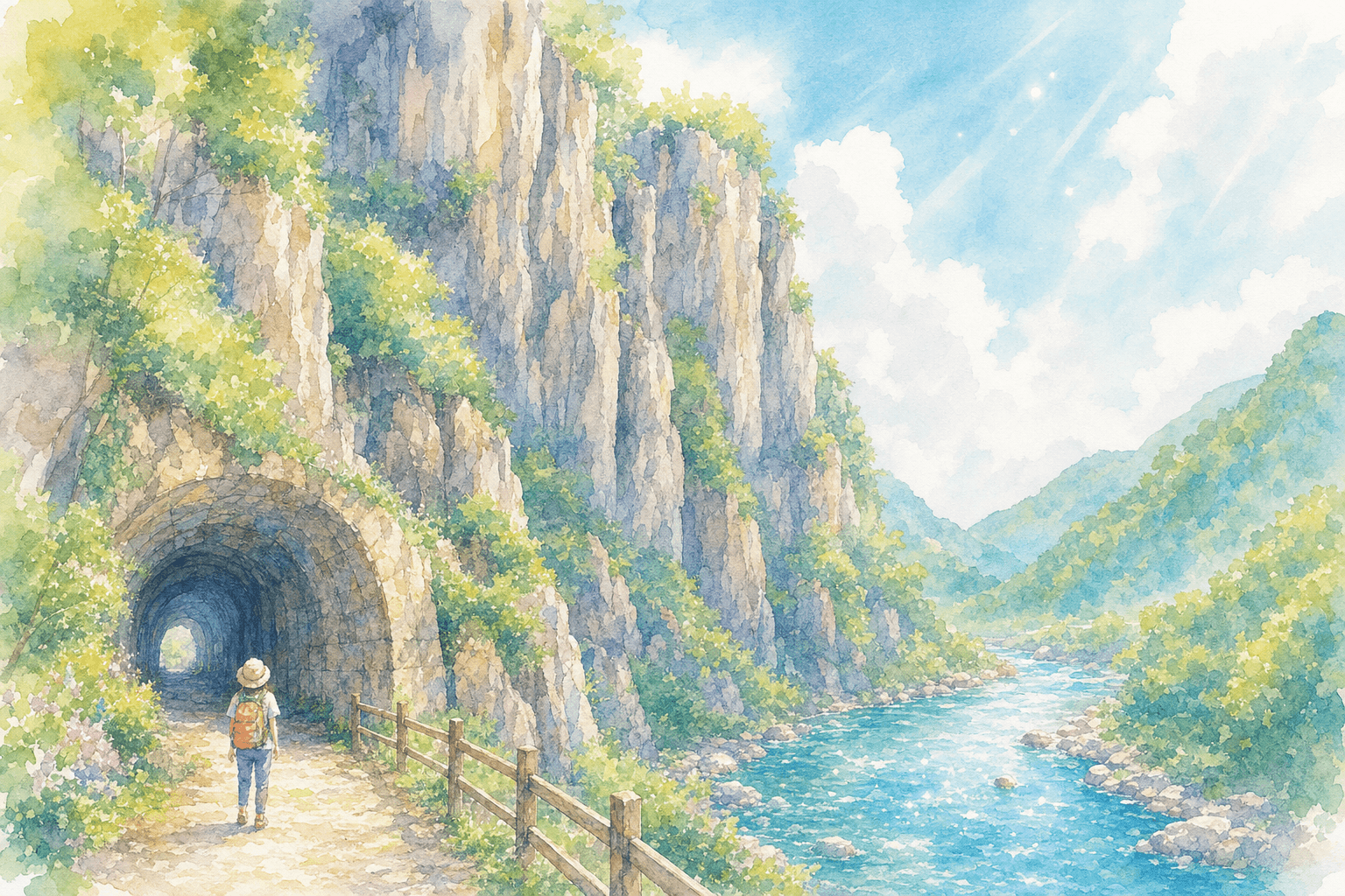 青の洞門