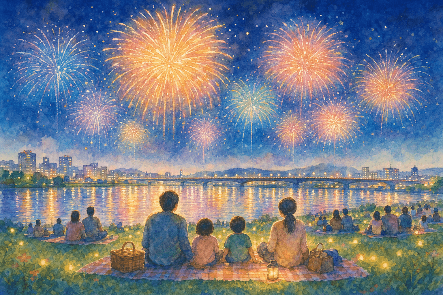 4,877発が淀川の夜空と川面を染める秋の大花火