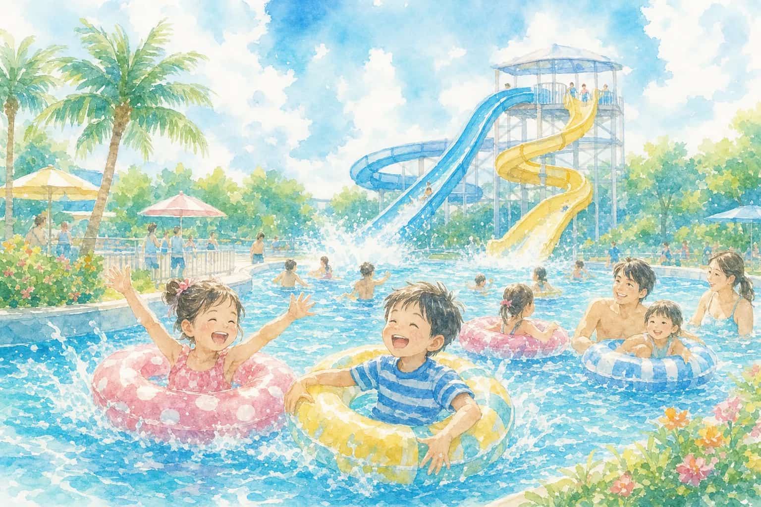 福山メモリアルパーク プール広場