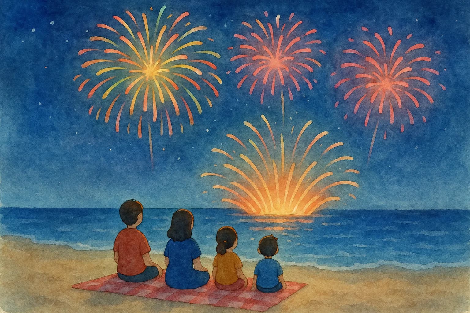 夏の夜空へ。花火大会 2026