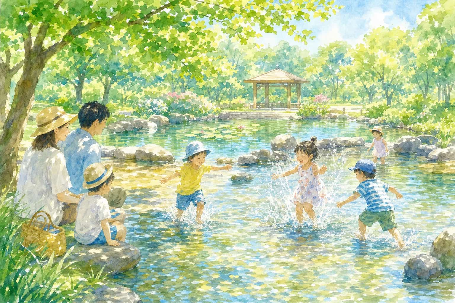 2026年 清水池公園 じゃぶじゃぶ池・流れ 1日満喫コース