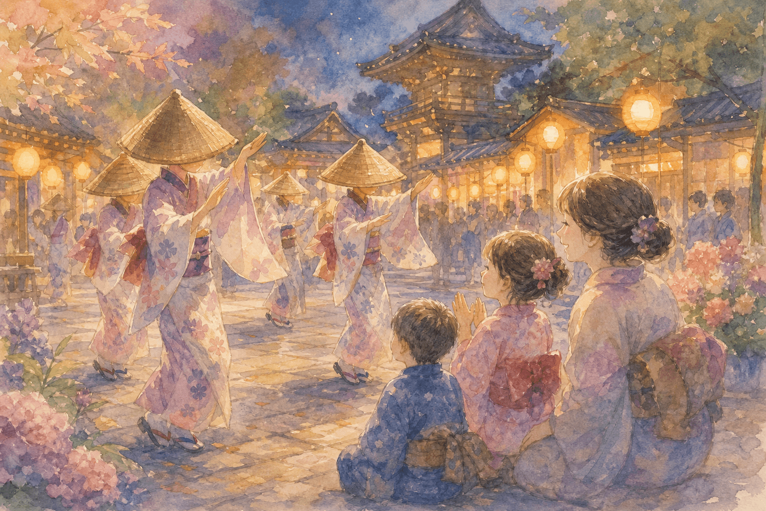 城端別院善徳寺・じょうはな座周辺(城端むぎや祭会場)