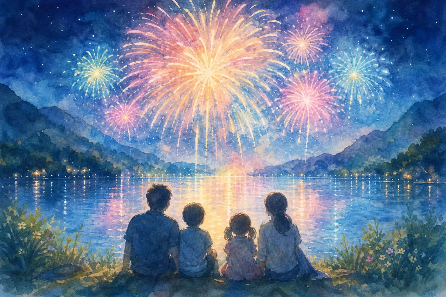 耶馬溪ダム湖畔(耶馬溪湖畔祭り)
