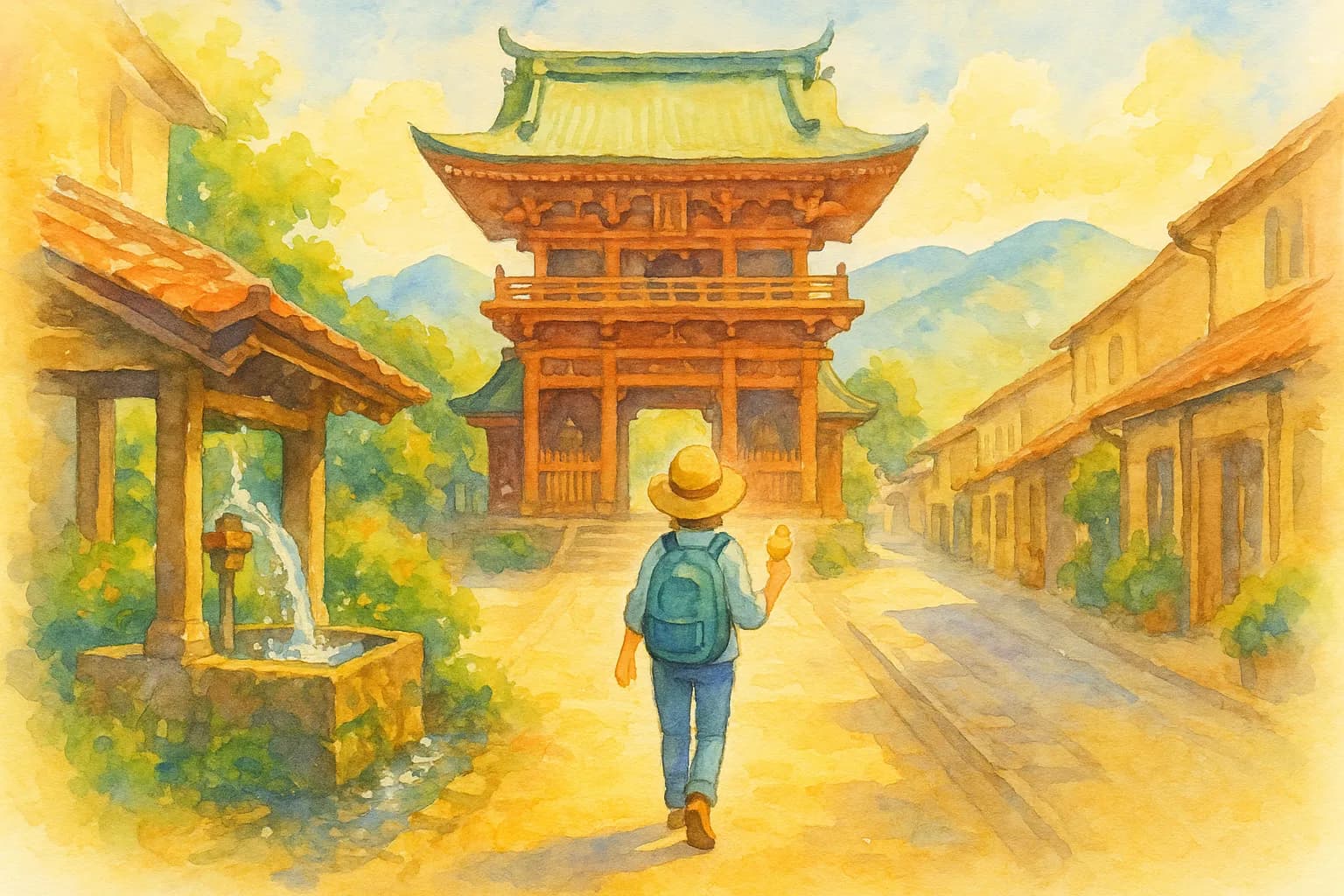 阿蘇 今金食堂与门前町水基巡游 红牛与涌水甜点之旅