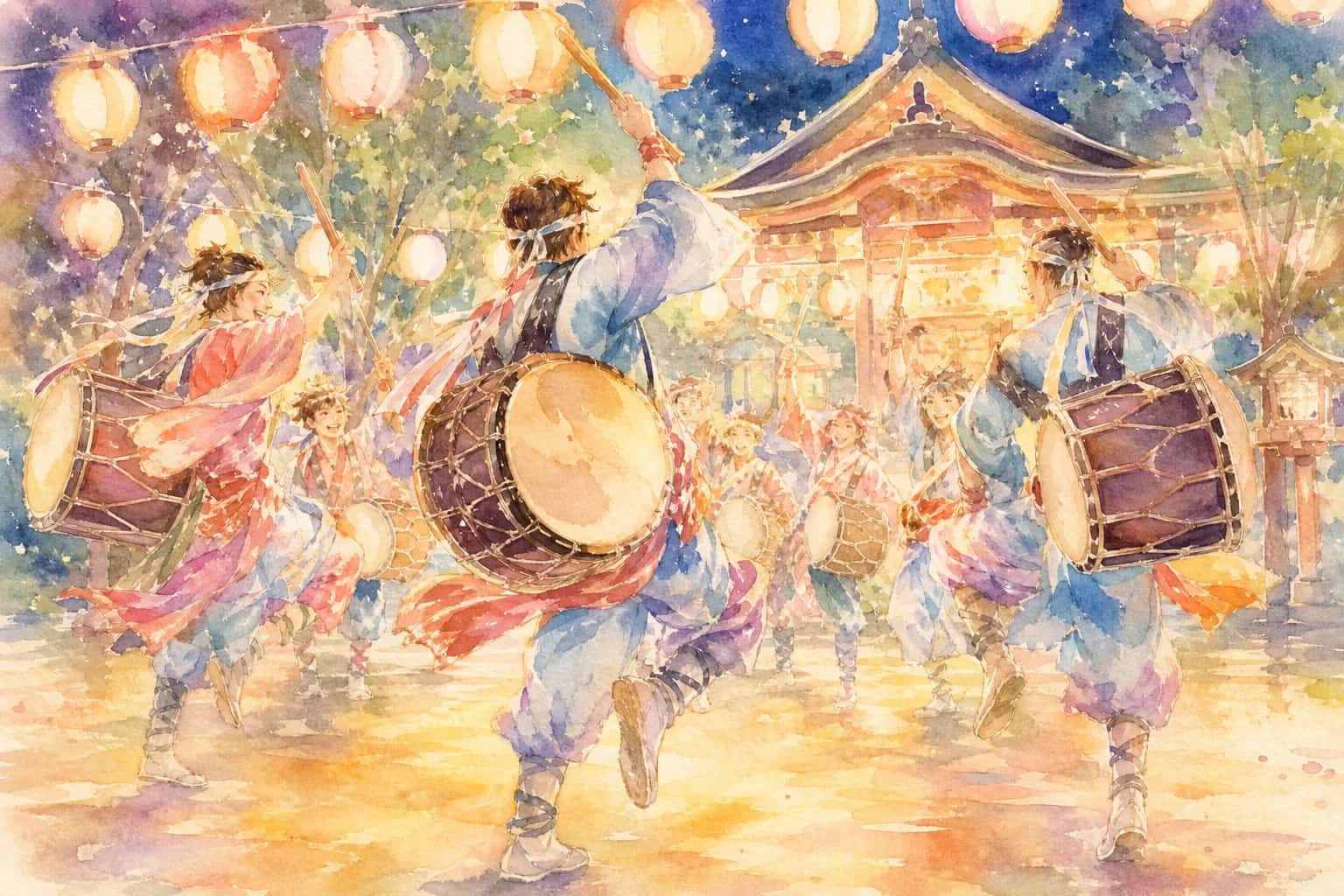 伊作太鼓踊り会場(南方神社ほか吹上地域)