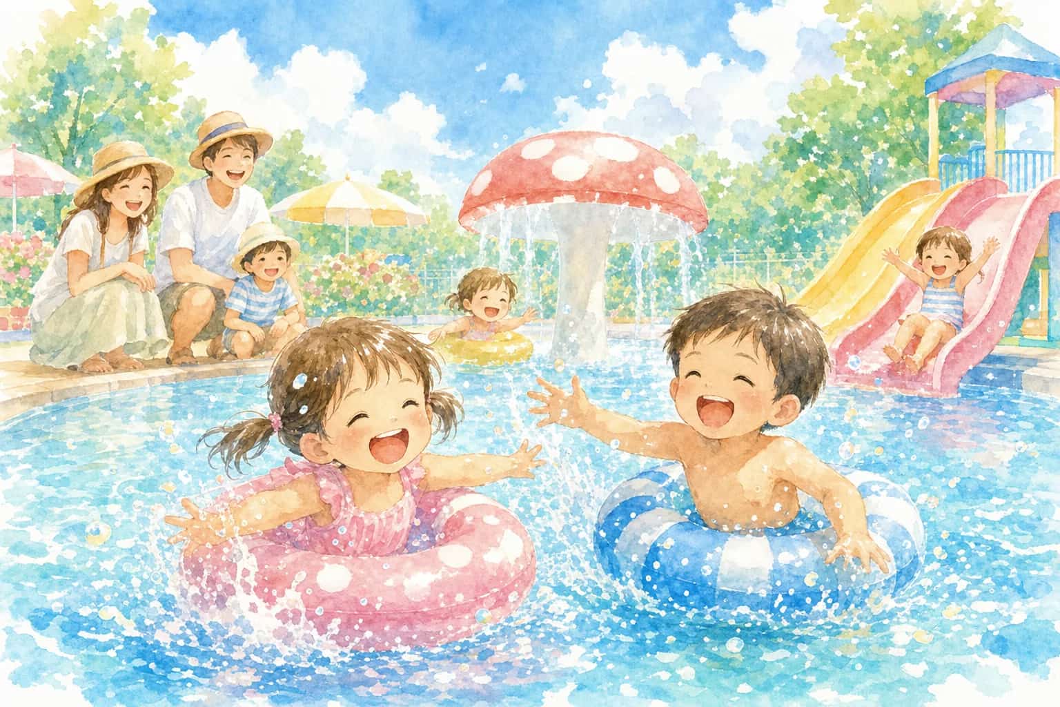 末広屋外幼児プールちゃっぷる