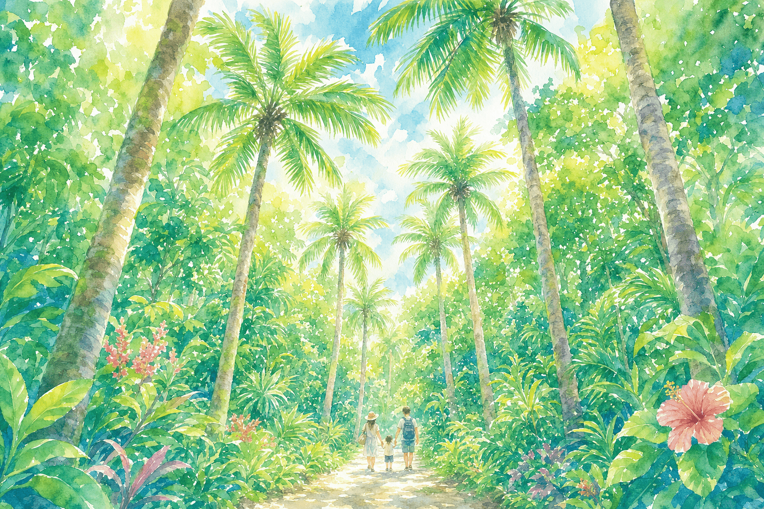 米原のヤエヤマヤシ群落