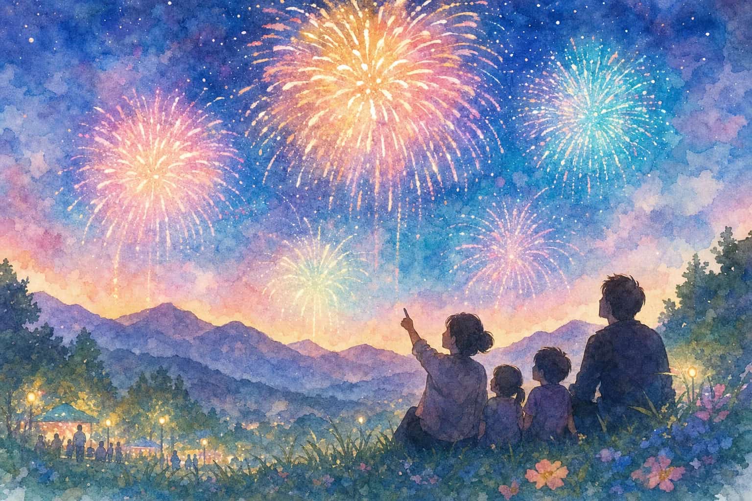 長坂総合スポーツ公園(北杜ふるさと祭り会場)