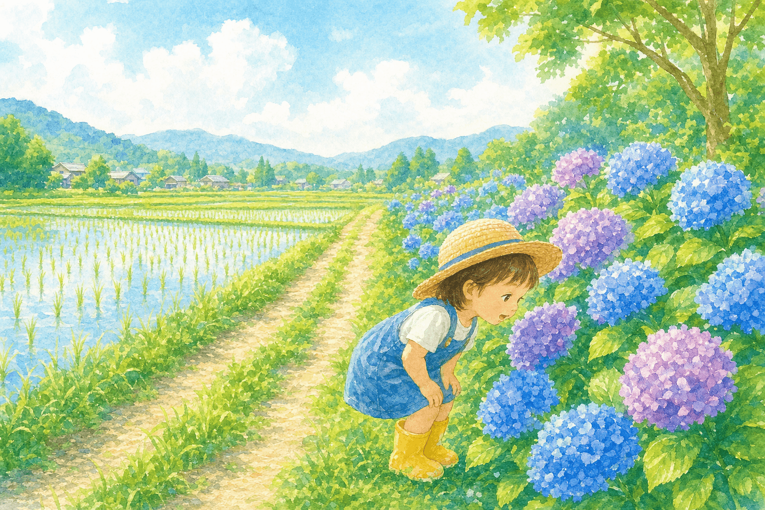 開成あじさいの里