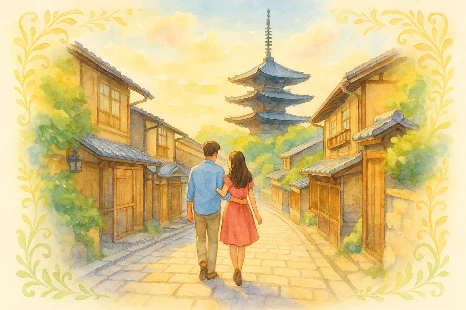 東山 朝の清水寺と石畳さんぽ