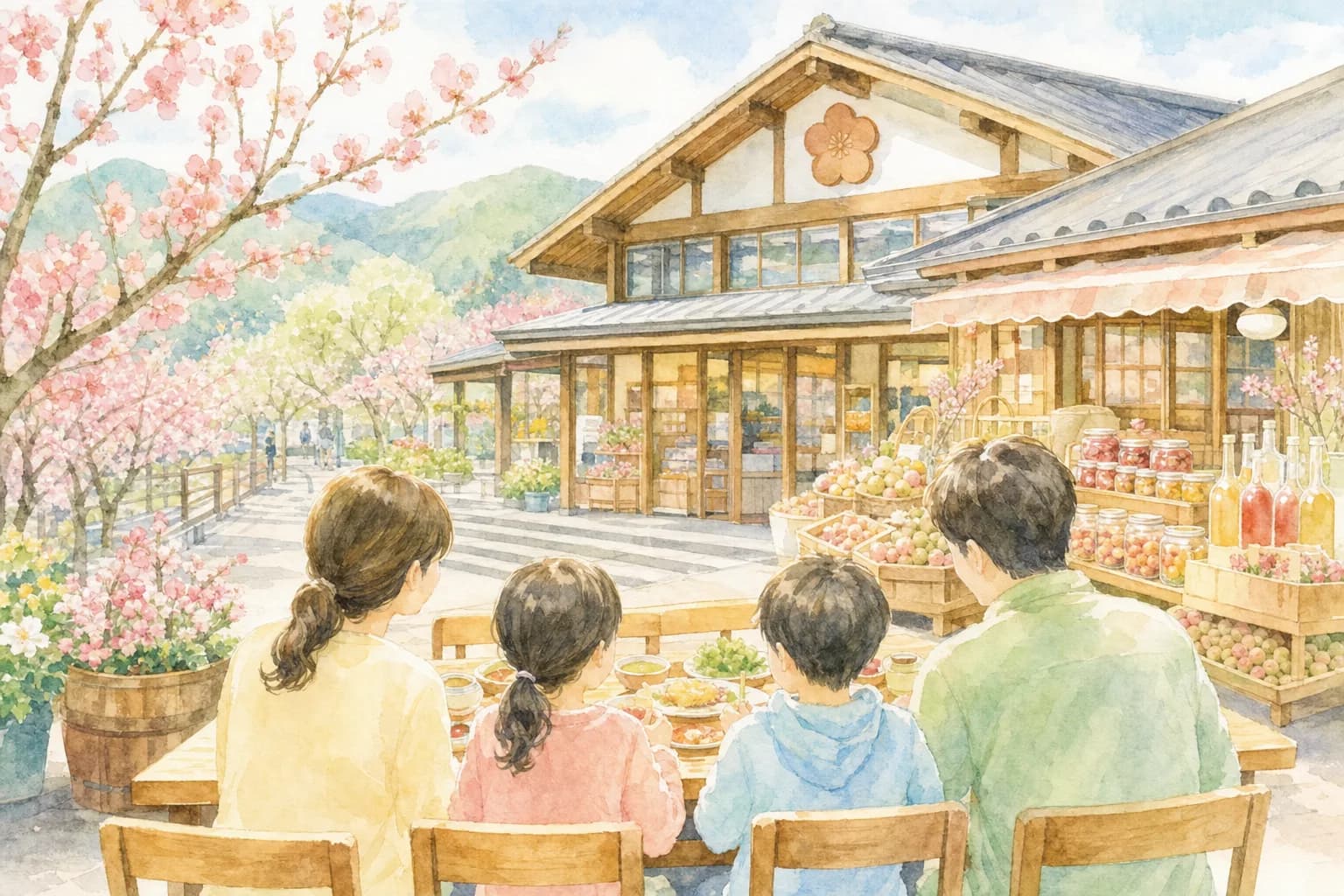 梅の歴史を学びながら特産品ランチを楽しむ