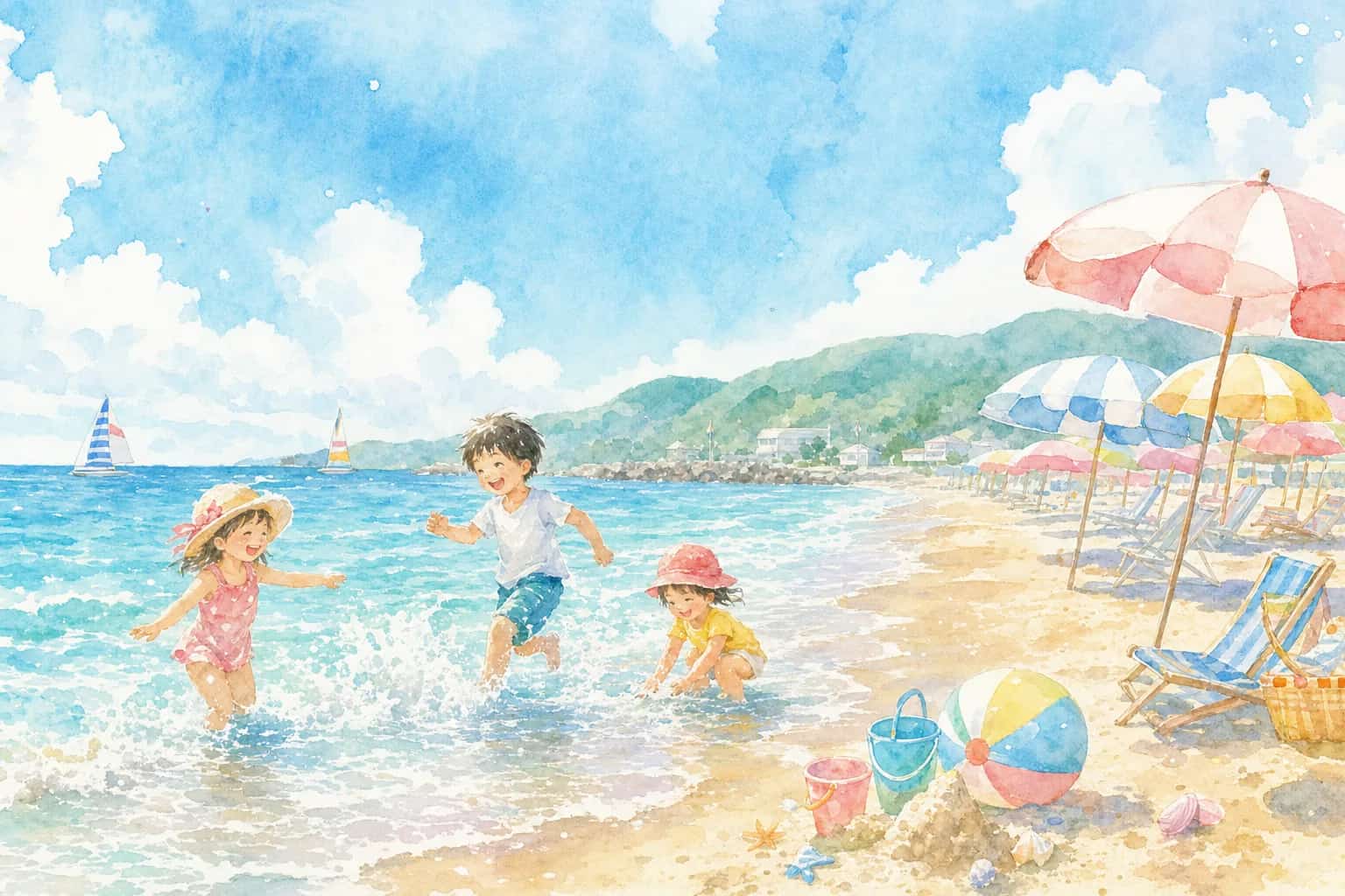用宗海岸海水浴場