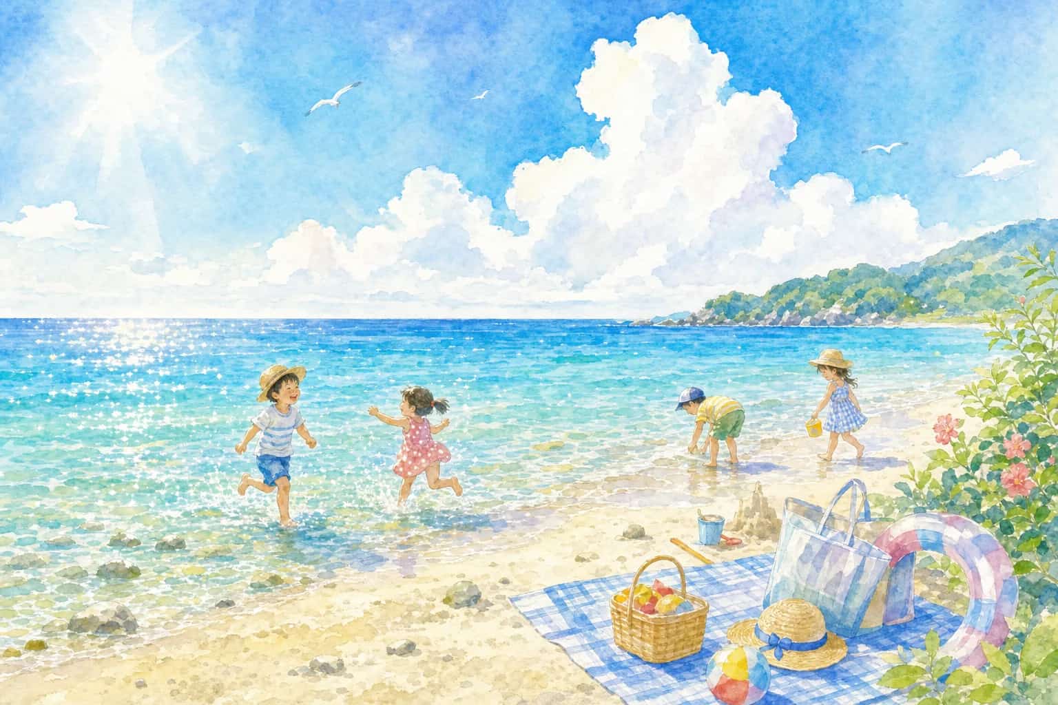 西目海水浴場