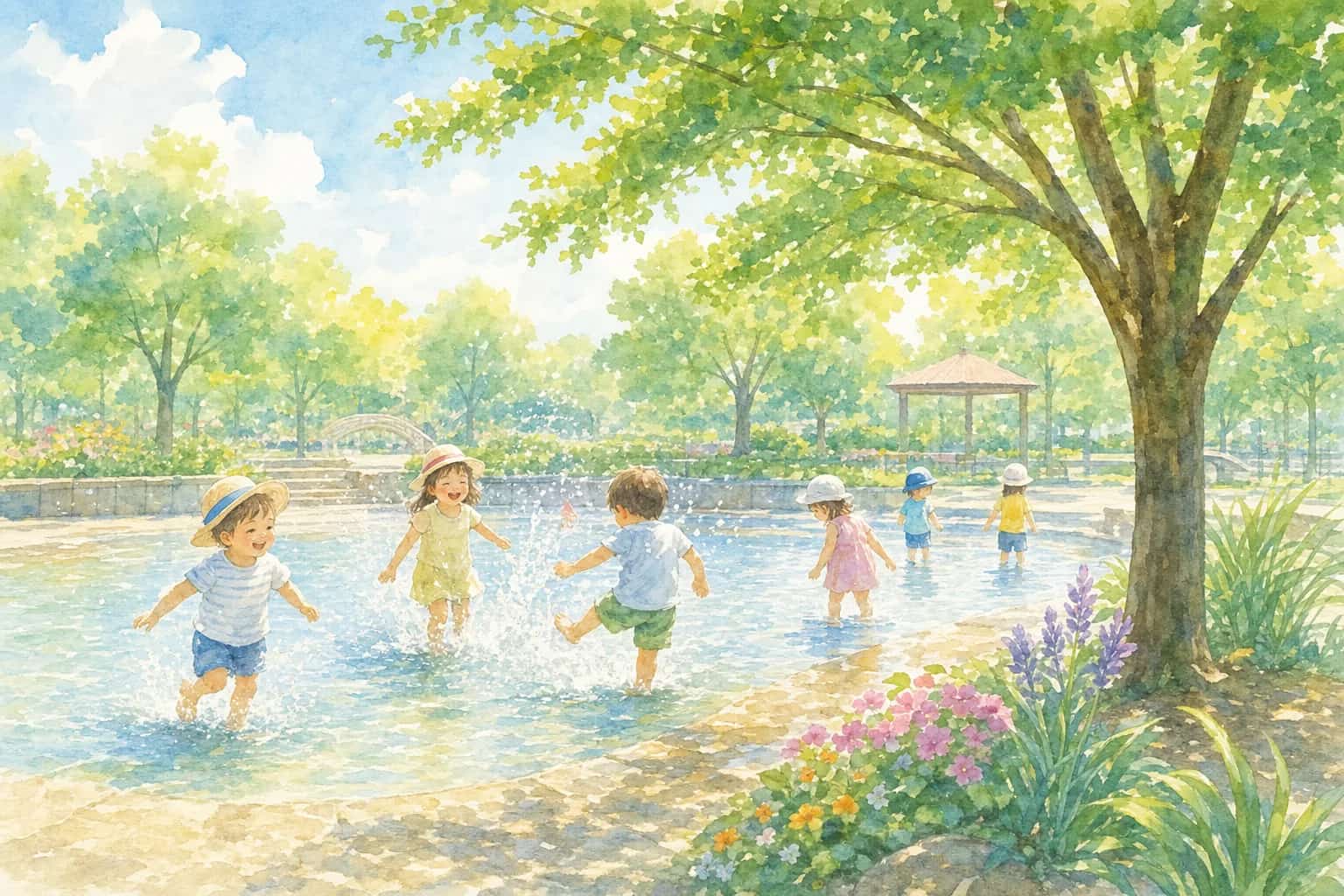 2026年 木場公園 じゃぶじゃぶ池 1日満喫コース