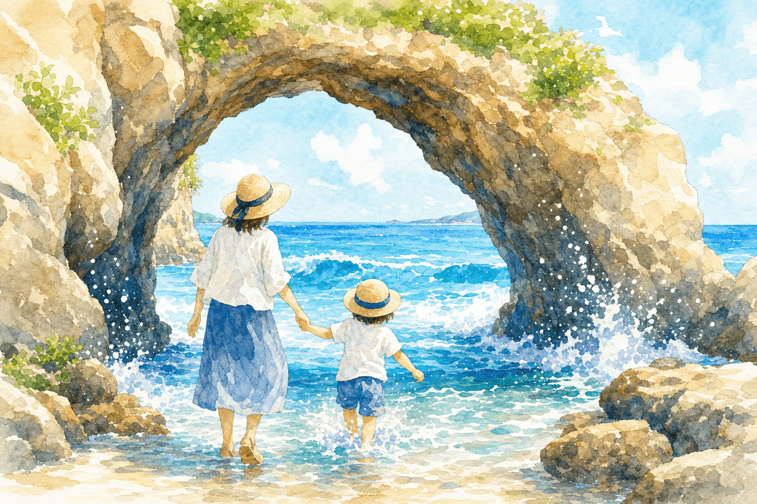 馬の背洞門