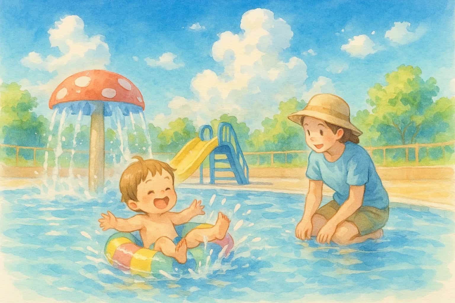 2026年 末広屋外幼児プールちゃっぷる 1日満喫コース