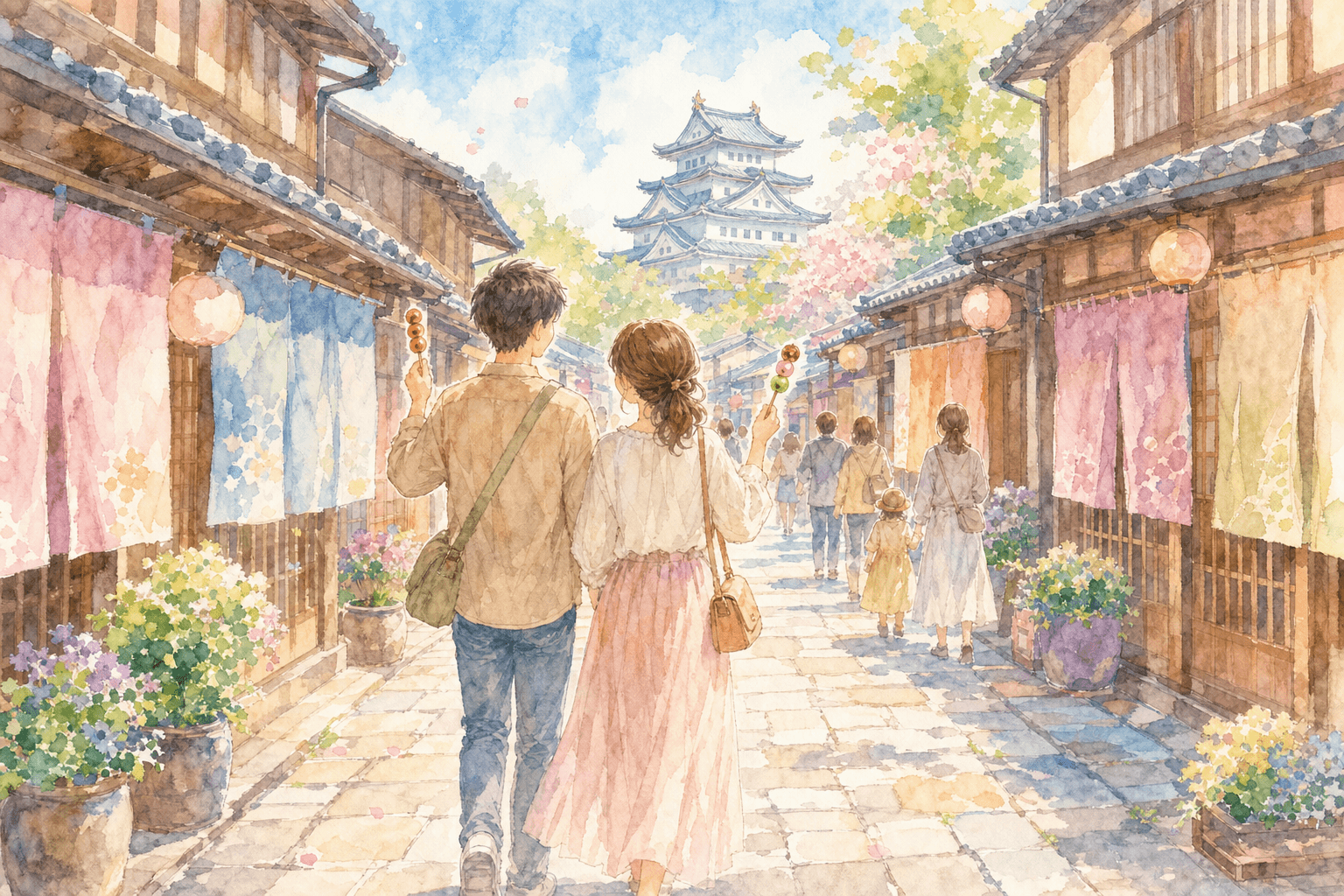 犬山城下町