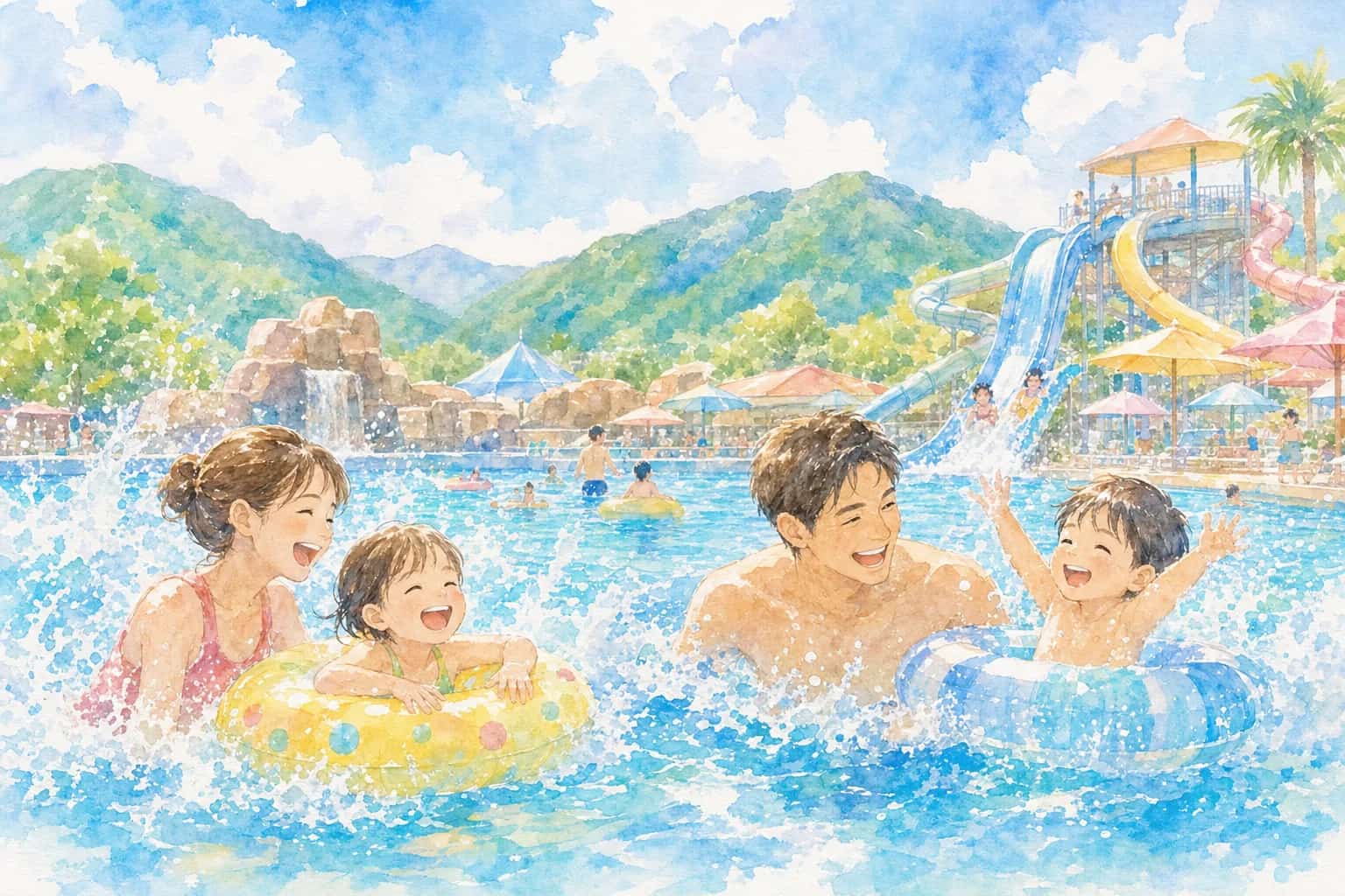 たけべの森公園 レジャープール