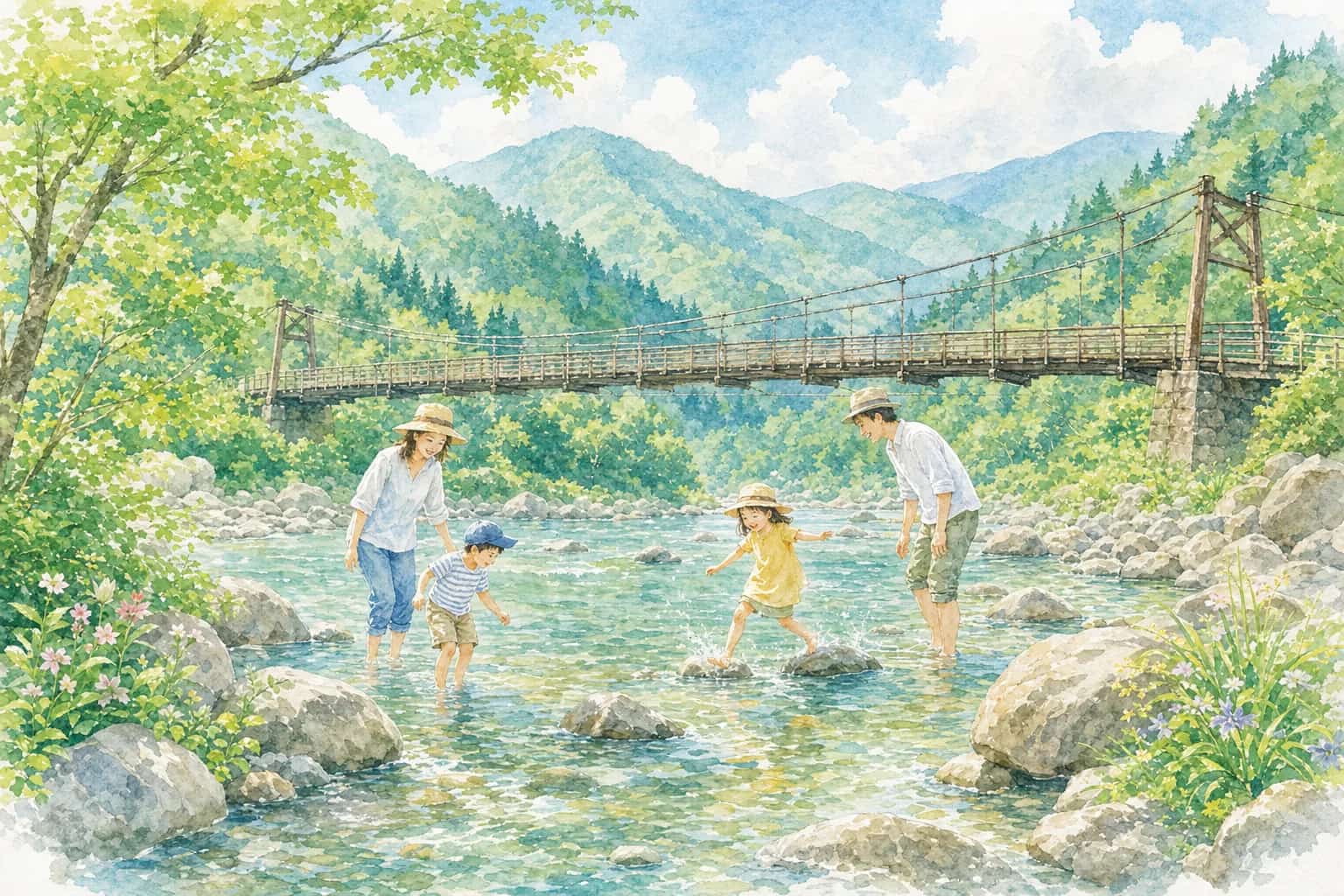 2026年 桃介橋河川公園 1日満喫コース