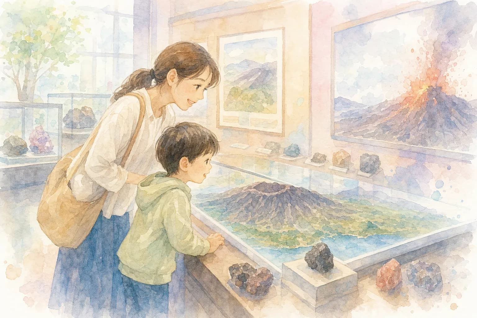 火山の島・大島の自然と歴史を学ぶ