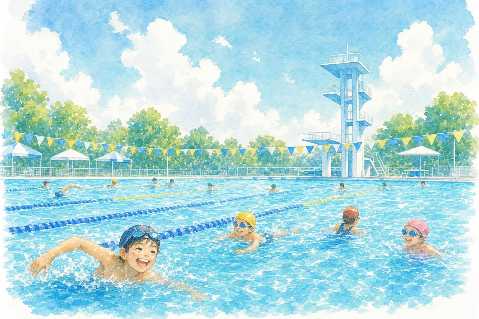 2026年 福井県営水泳場 1日満喫コース