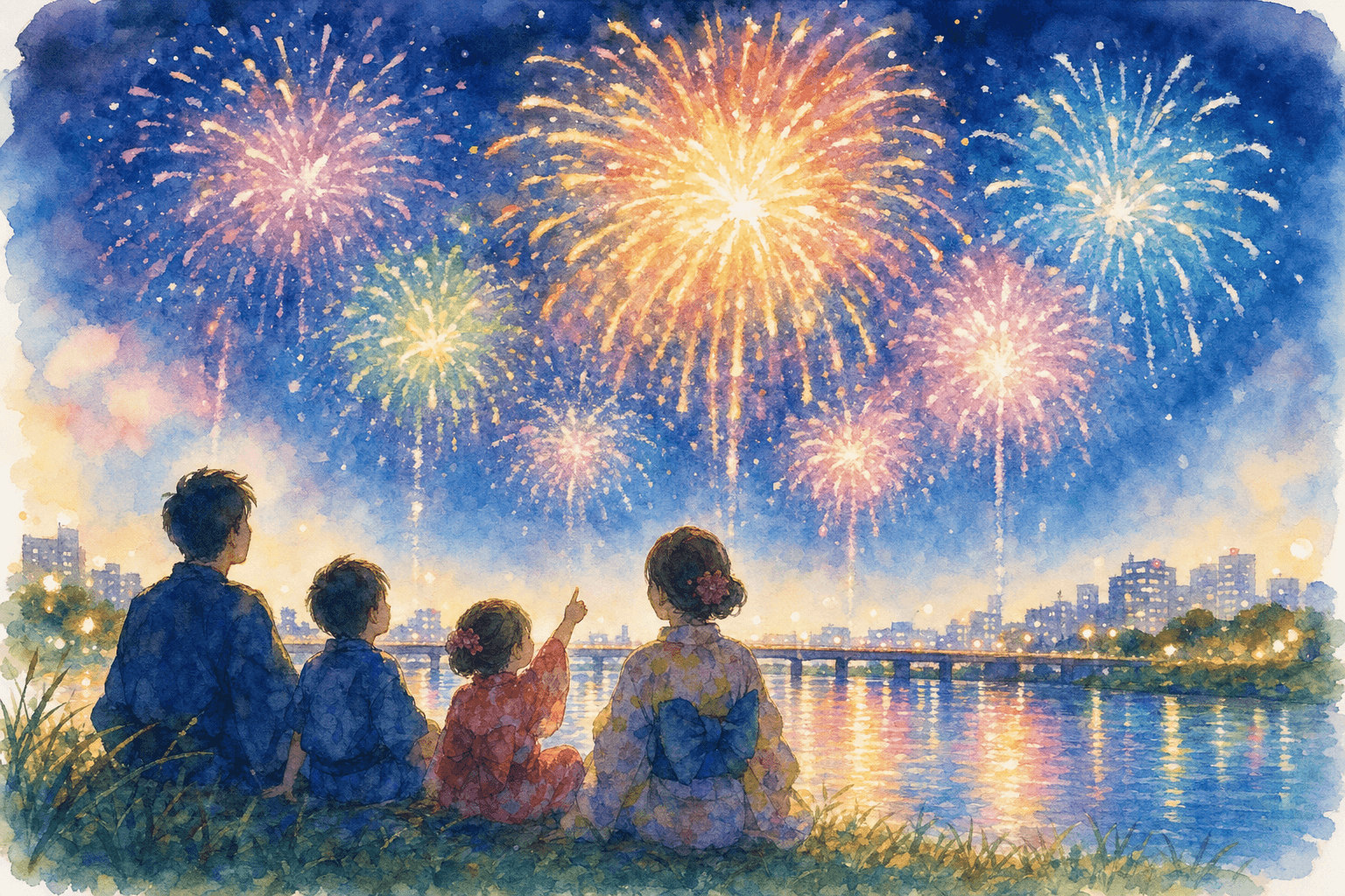 約14,000発が夜空を彩る、市川の夏の大花火