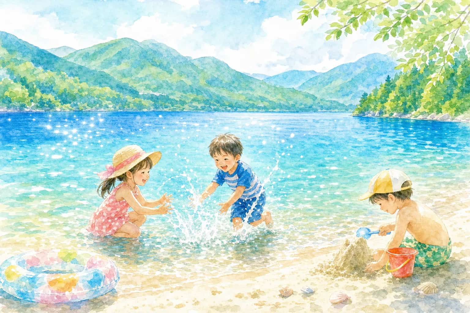 田沢湖遊泳場
