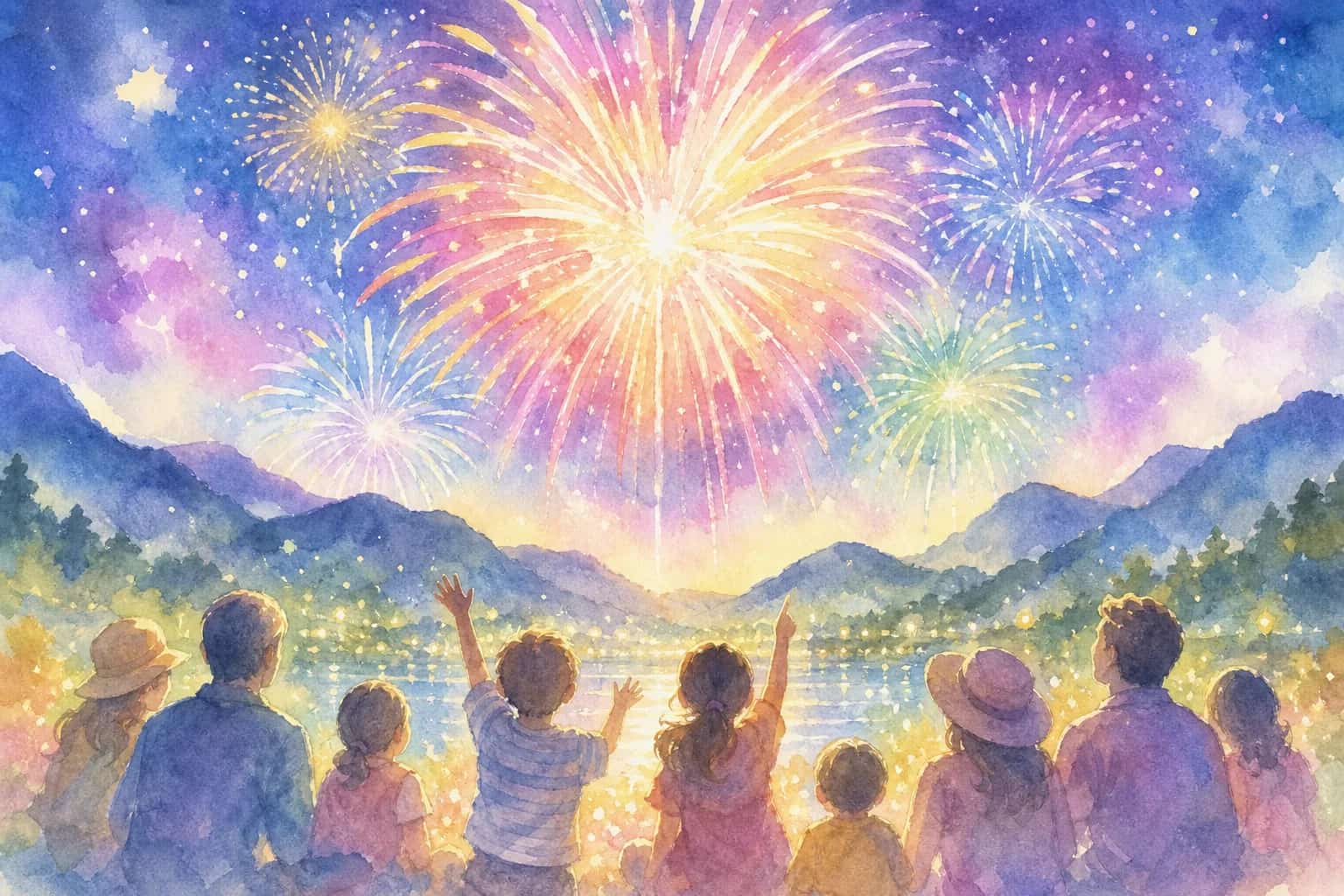 白山鳥越北國花火大会 会場