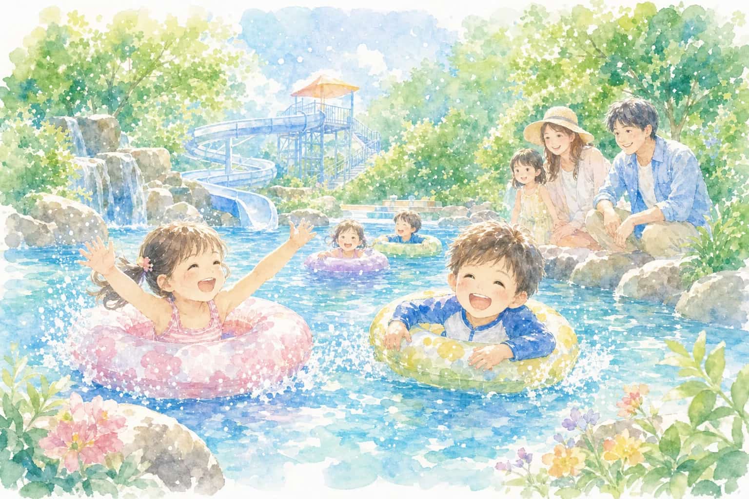 のじりこぴあ 湧水プール