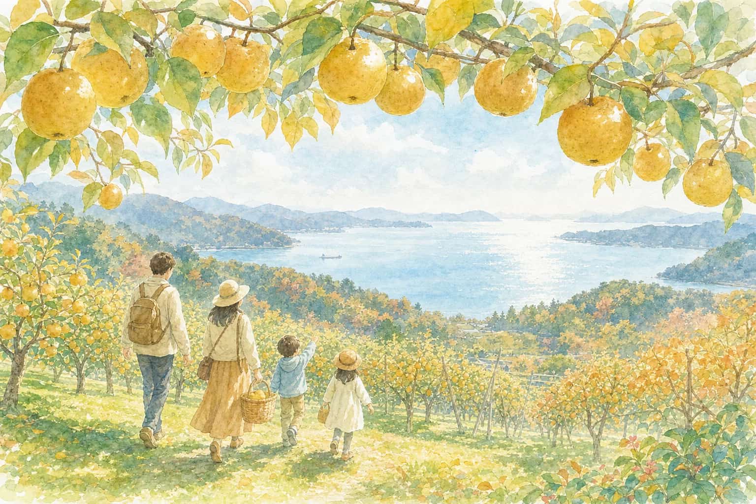 2026年 久美浜町果樹観光協会加盟観光農園(梨狩り)の味覚狩り 1日満喫コース