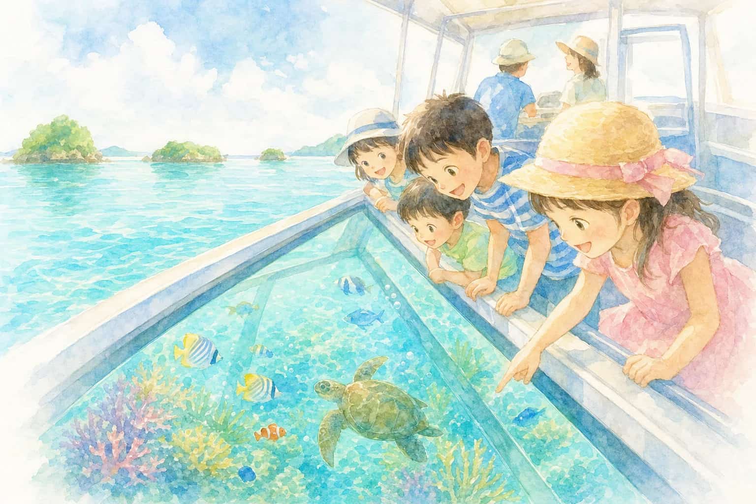 竹ヶ島海域公園幻想クルーズ