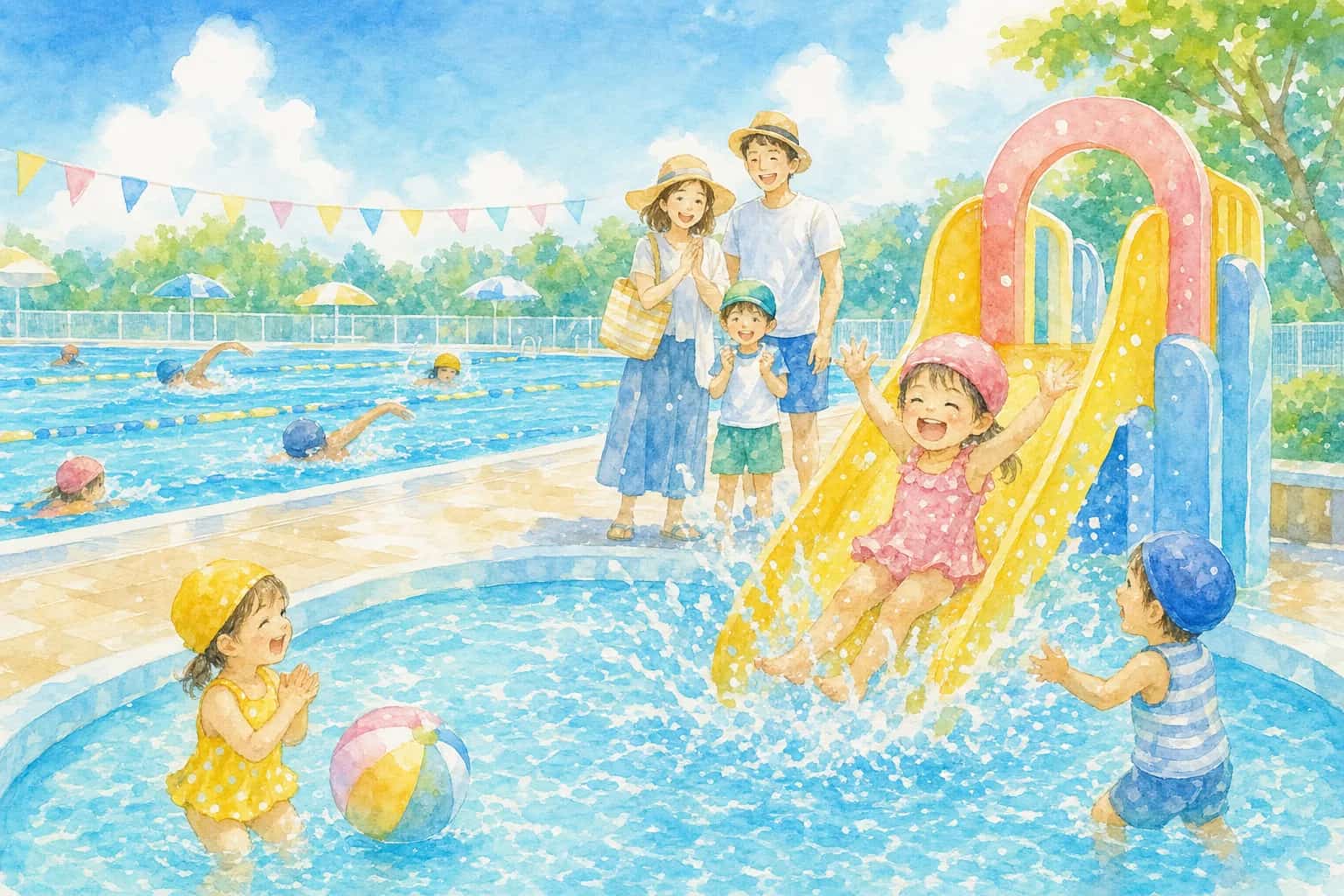 小瀬スポーツ公園水泳場