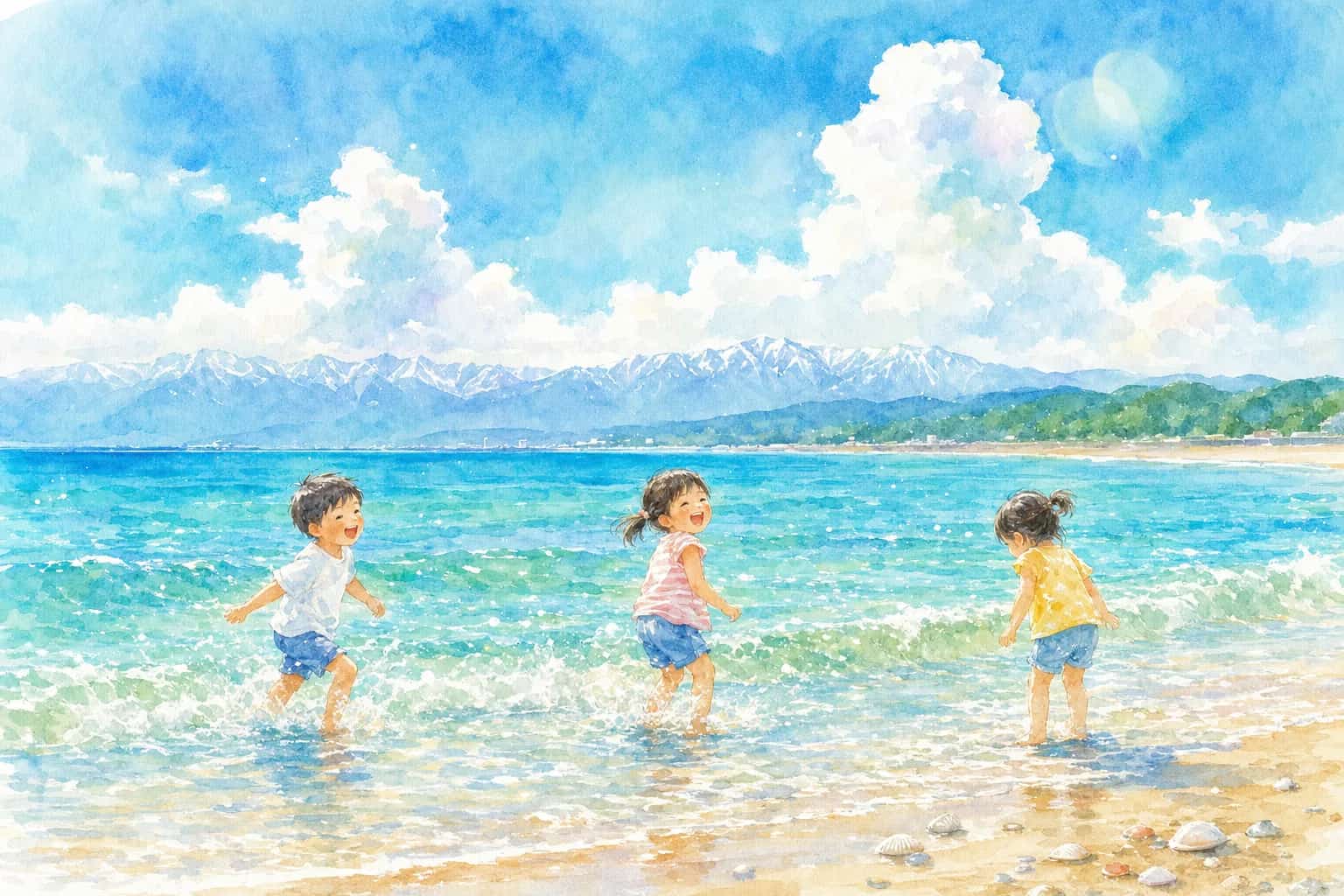 雨晴・松太枝浜海水浴場