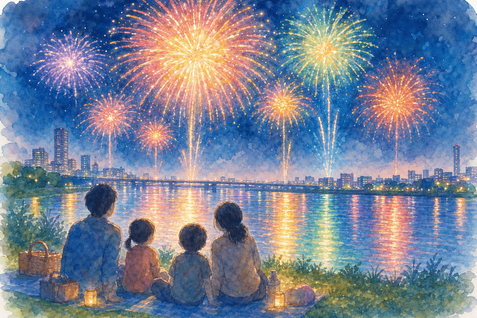 Matsudo Fireworks Festival Venue (Furugasaki Riverbed Sports Ground) (松戸花火大会会場(古ケ崎河川敷スポーツ広場))