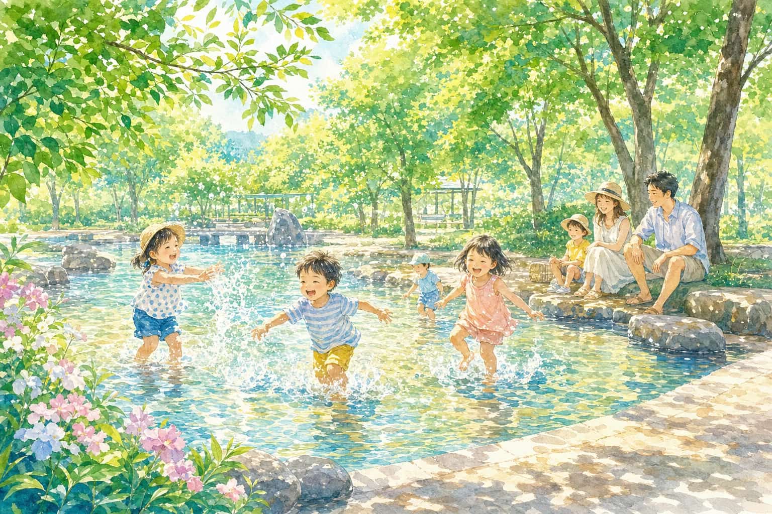 2026年 江原公園 じゃぶじゃぶ池 1日満喫コース