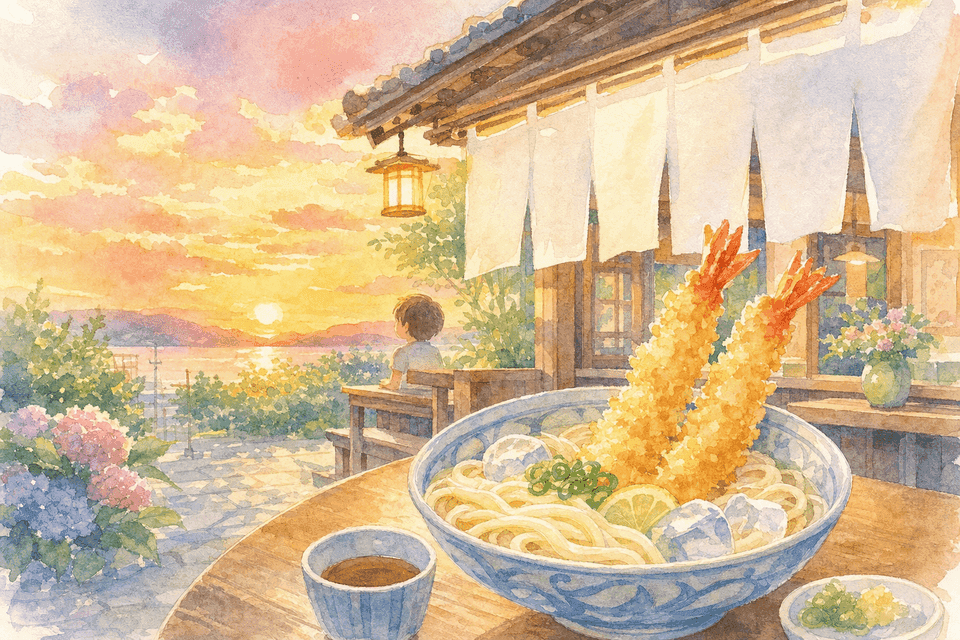 正宗手打烏冬麵 岡泉