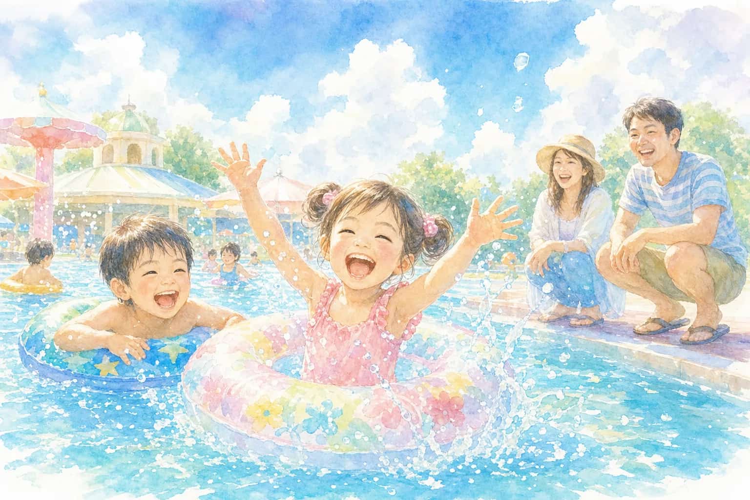 益田運動公園 夏季ふれあいプール